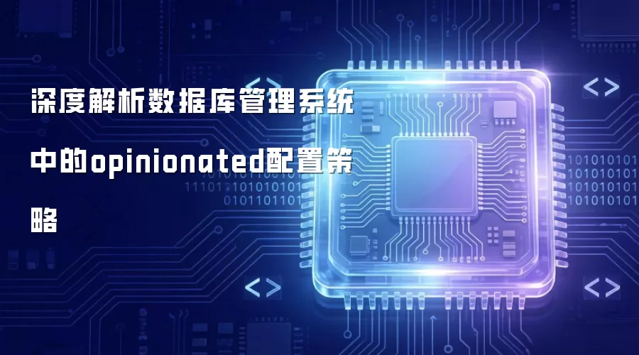 ��Ƚ������ݿ����ϵͳ�е�opinionated���ò���