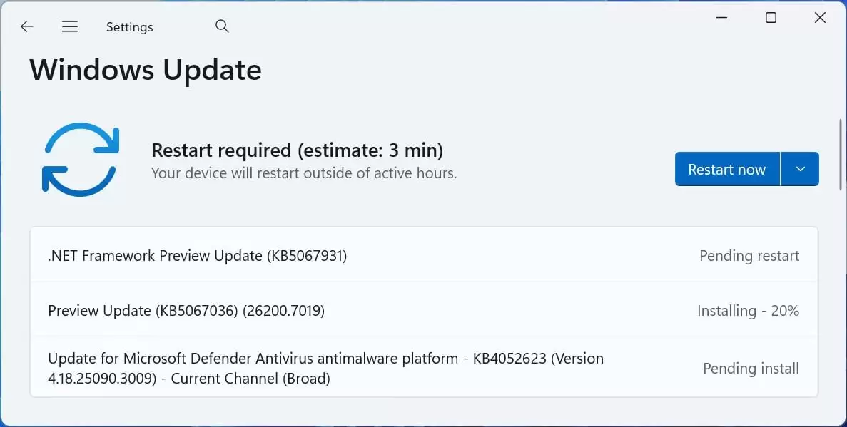 ����Ա������������! win11����KB5067036��װ��������ˢ��