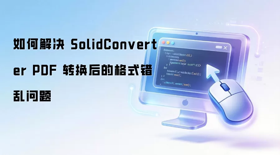 ��ν�� SolidConverter PDF ת����ĸ�ʽ��������