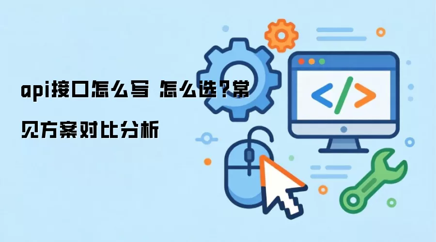 api�ӿ���ôд ��ôѡ�����������Աȷ���