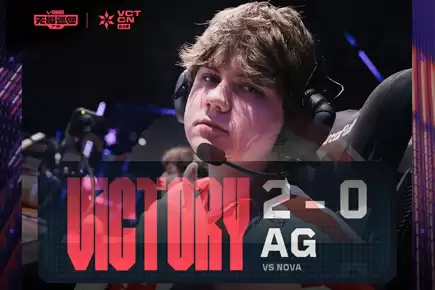f4ngeer�о���ʤ��AG��ս��ʱ2-0����NOVA������VCT CN������ʤ������ֽ�սBLG