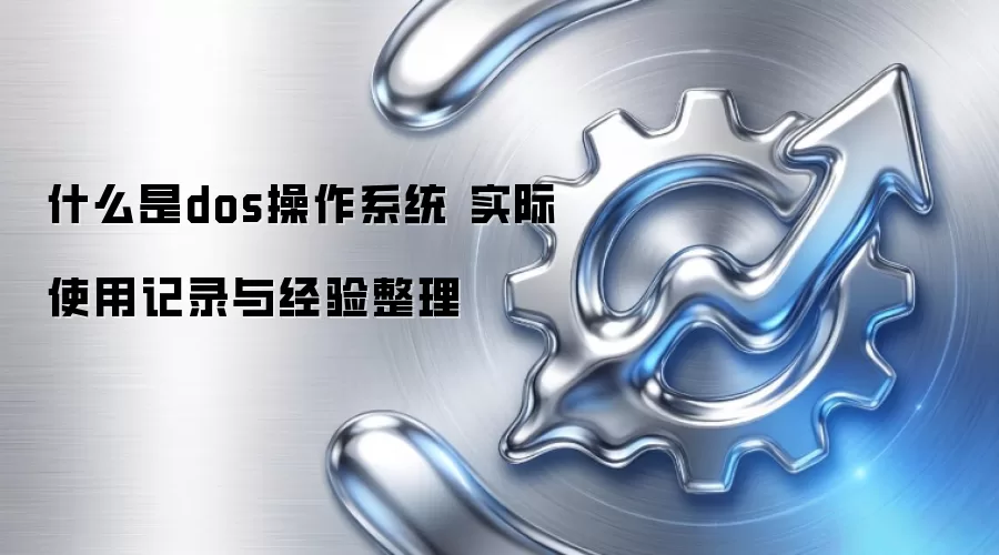 ʲô��dos����ϵͳ ʵ��ʹ�ü�¼�뾭������