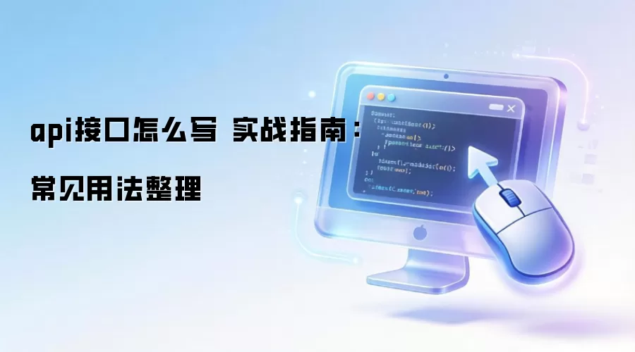 api�ӿ���ôд ʵսָ�ϣ������÷�����