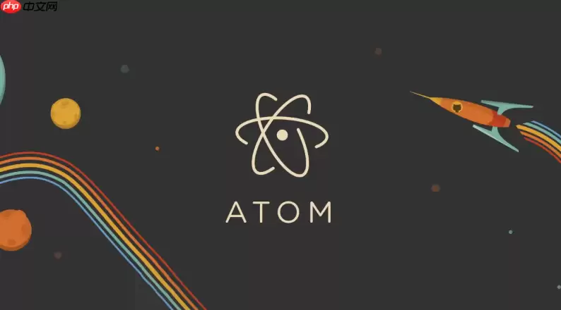 Atom���ʹ�����������ļ�����Atom�ļ���ģ����������