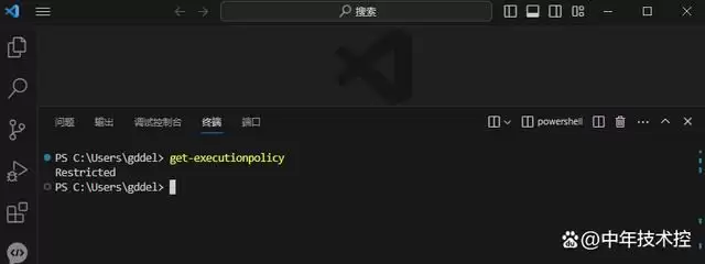 vscode����ն˲���ִ��������ô��