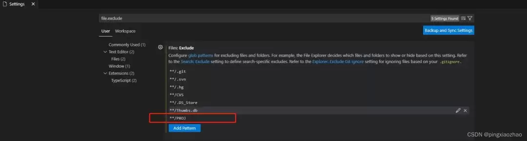 VScodeȫ����������/��ʾ����ָ���ļ����ͼ��ļ��еķ���