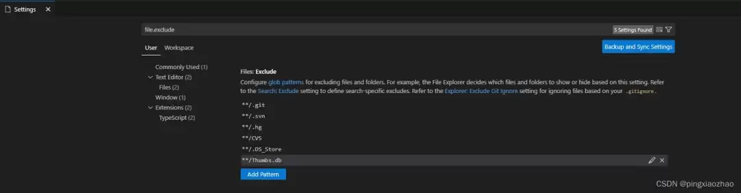 VScodeȫ����������/��ʾ����ָ���ļ����ͼ��ļ��еķ���
