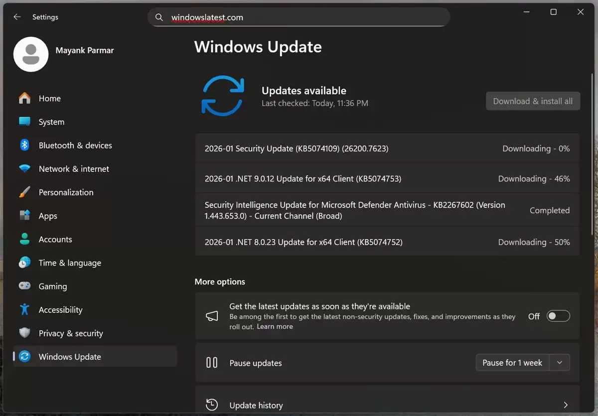 ΢��Win11�������KB5074109������Ĺ��ܹ���
