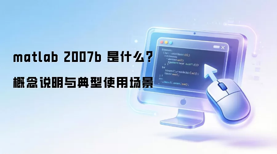 matlab 2007b ��ʲô������˵�������ʹ�ó���