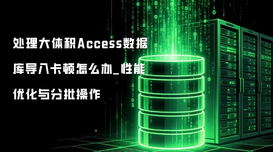 ���������Access���ݿ⵼�뿨����ô��_�����Ż����������