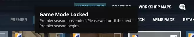 ��������ذ�������CS2 PremierģʽS4��������ʱ24Сʱ��S3������ʽ��Ļ