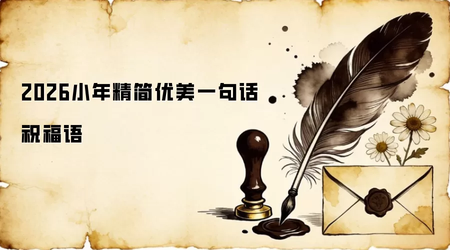 2026С�꾫������һ�仰ף����