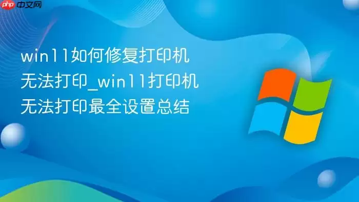 win11����޸���ӡ���޷���ӡ_win11��ӡ���޷���ӡ��ȫ�����ܽ�