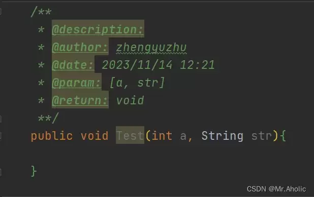 IDEAΪ��ͷ�������ע��ģ�����