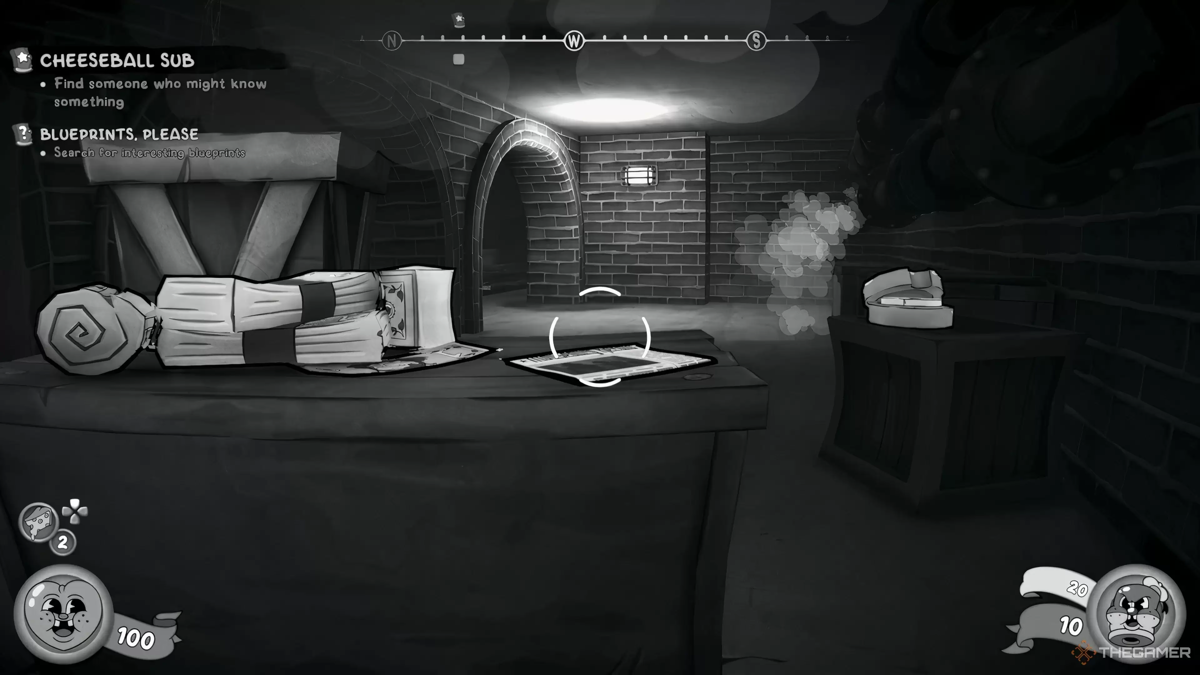 �ڡ�Mouse: P.I. For Hire����Ѱ��ÿһ�ݱ�ֽ��λ��