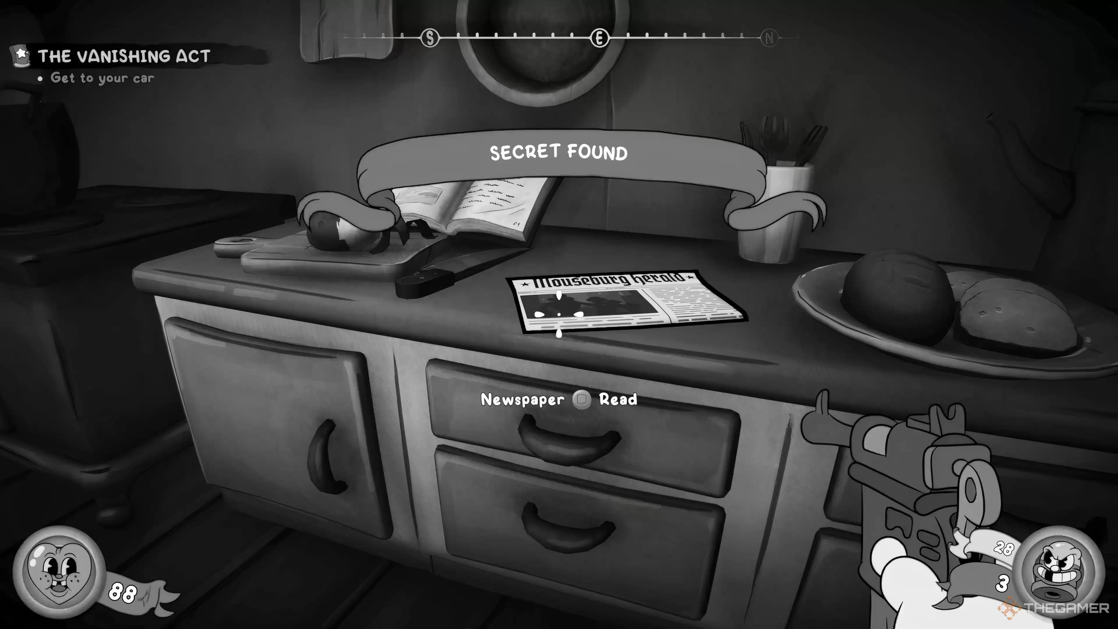 �ڡ�Mouse: P.I. For Hire����Ѱ��ÿһ�ݱ�ֽ��λ��