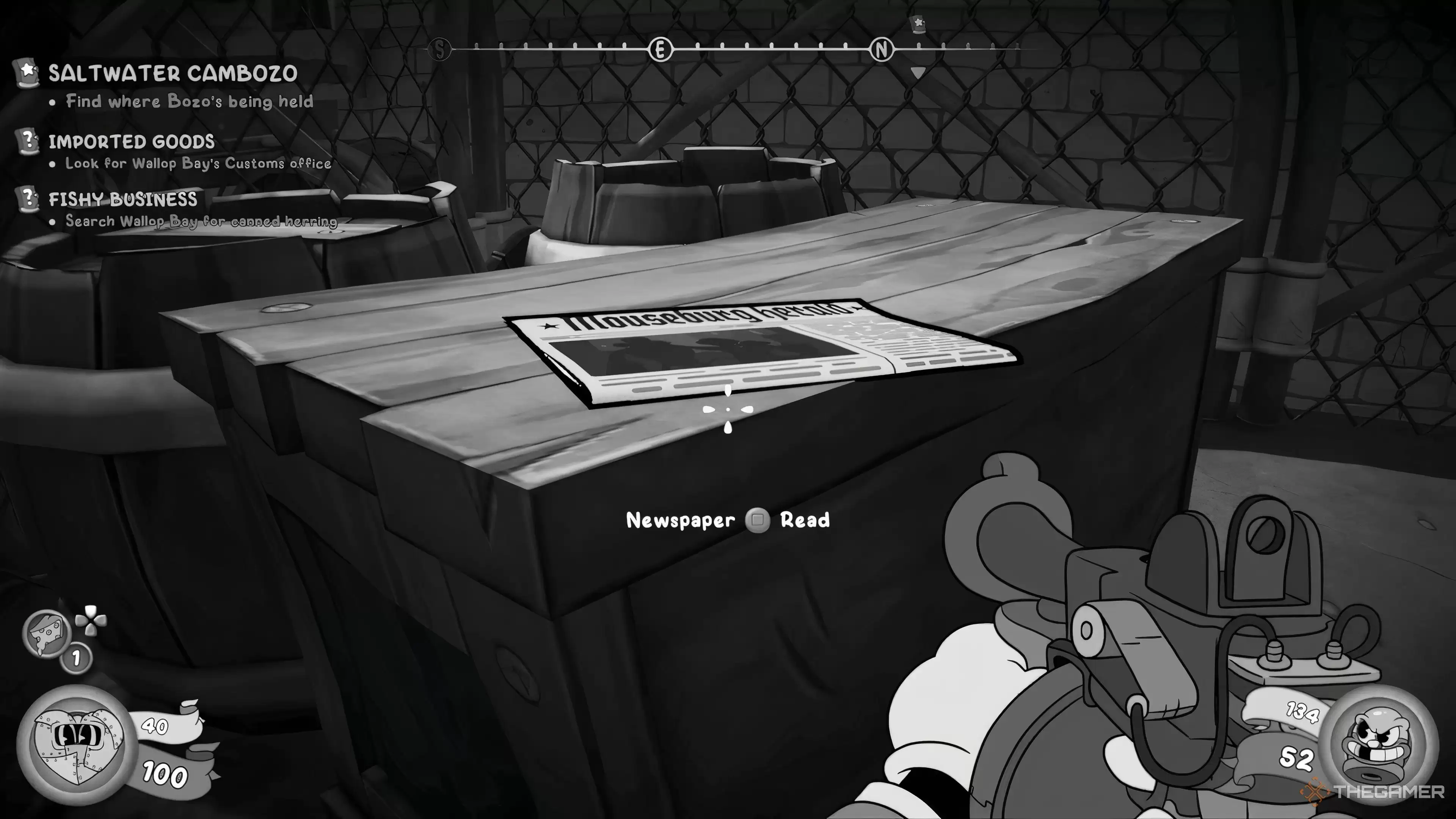 �ڡ�Mouse: P.I. For Hire����Ѱ��ÿһ�ݱ�ֽ��λ��