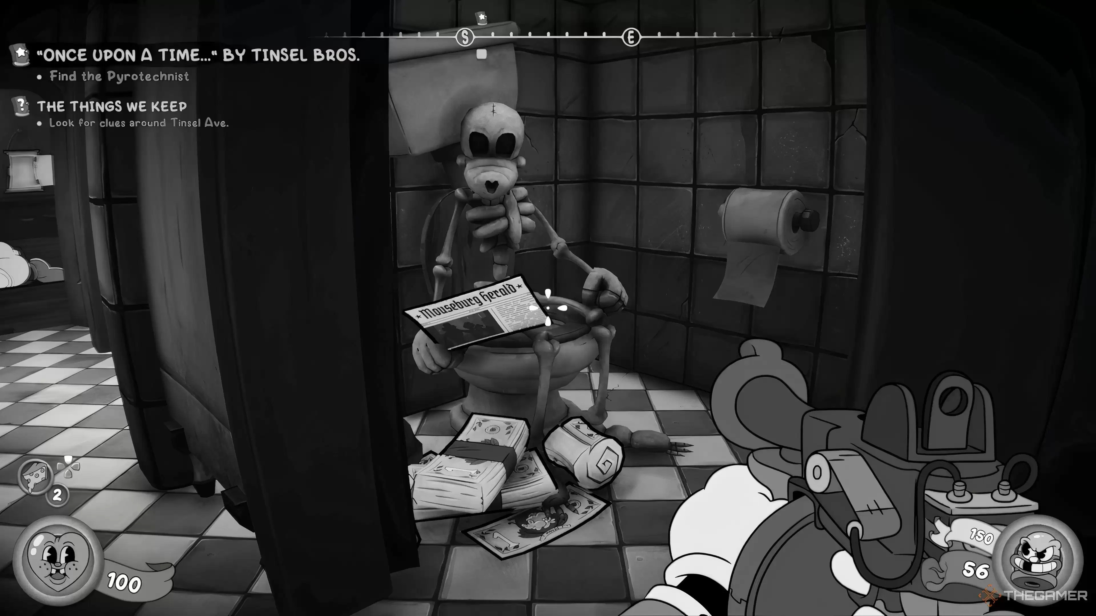 �ڡ�Mouse: P.I. For Hire����Ѱ��ÿһ�ݱ�ֽ��λ��