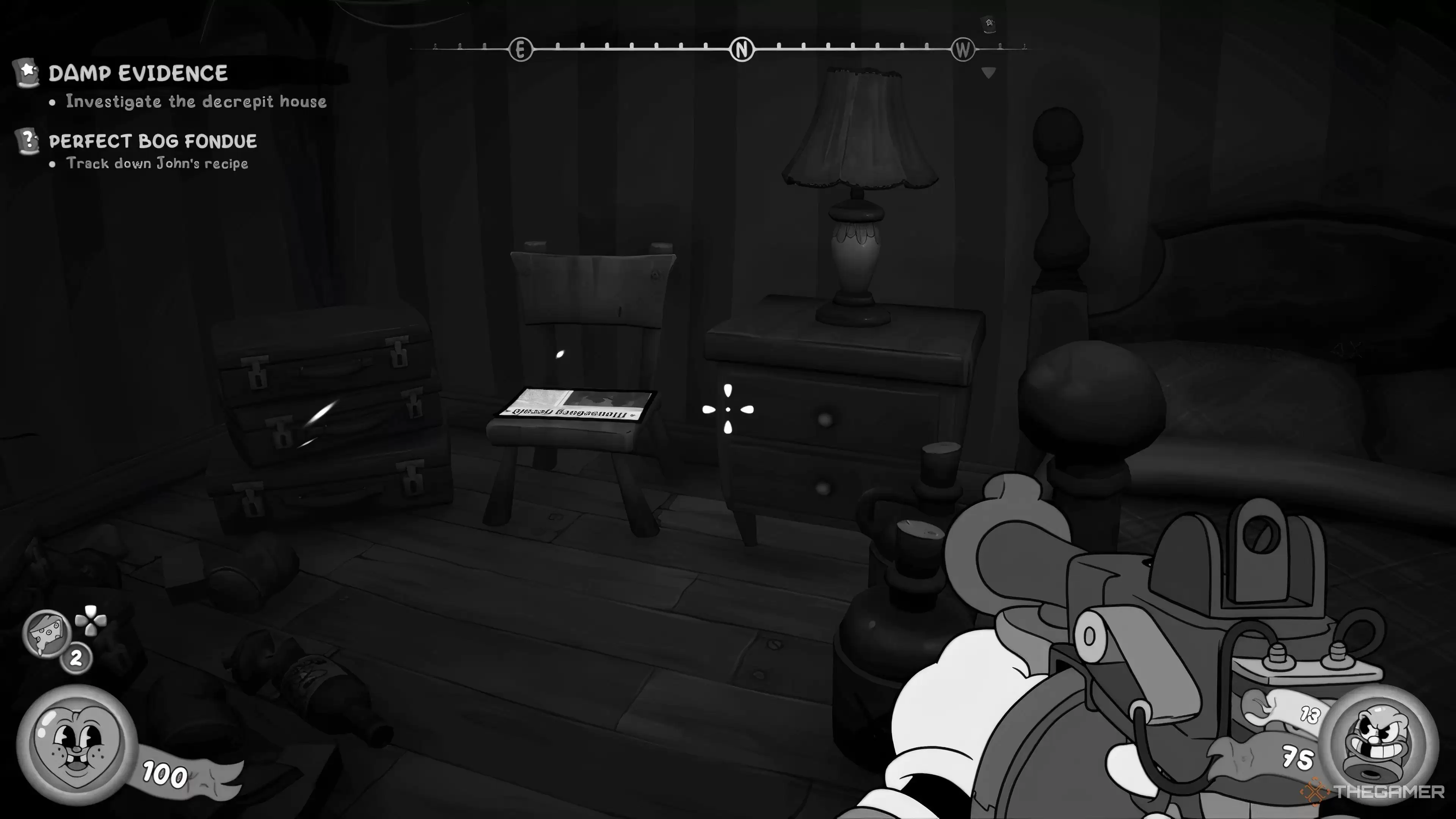 �ڡ�Mouse: P.I. For Hire����Ѱ��ÿһ�ݱ�ֽ��λ��