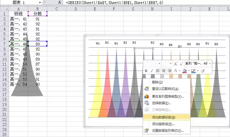 excel������ô���ò�ɫ�Ľ���ͼ��-���ò�ɫ�Ľ���ͼ������ϸ����