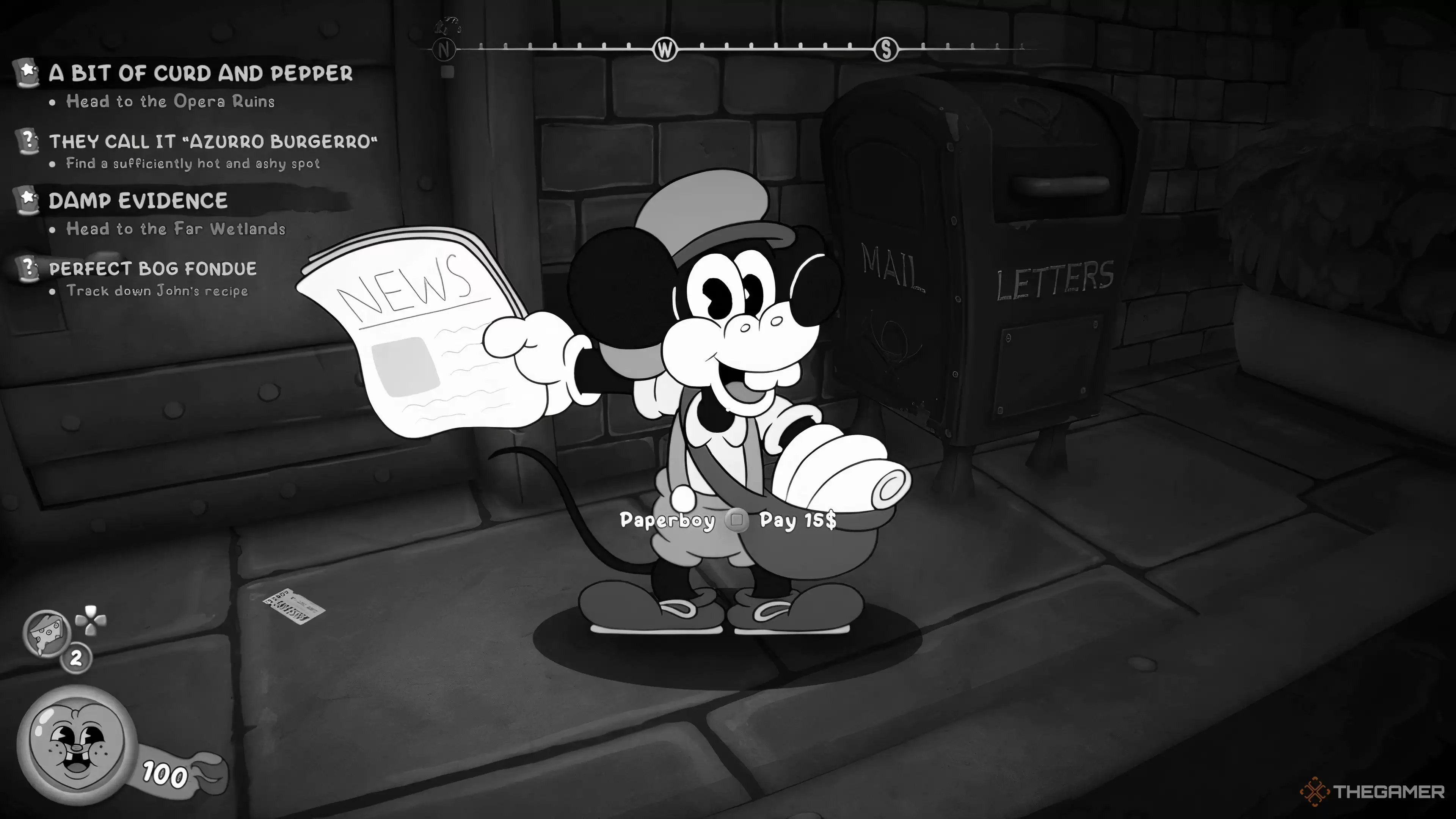 �ڡ�Mouse: P.I. For Hire����Ѱ��ÿһ�ݱ�ֽ��λ��