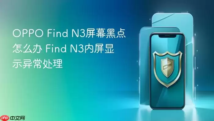 OPPO Find N3��Ļ�ڵ���ô�� Find N3������ʾ�쳣����