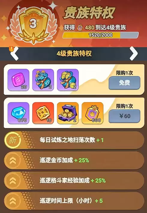 《最强斗王》月卡介绍 《最强斗王》月卡介绍