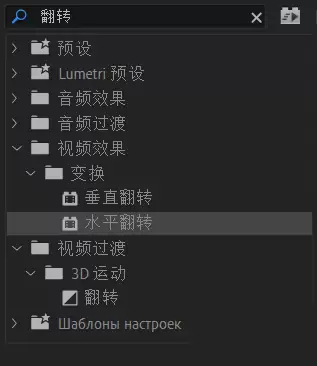 Premiere��ô�������οռ���з�תЧ��-�������οռ���з�תЧ������ϸ�������