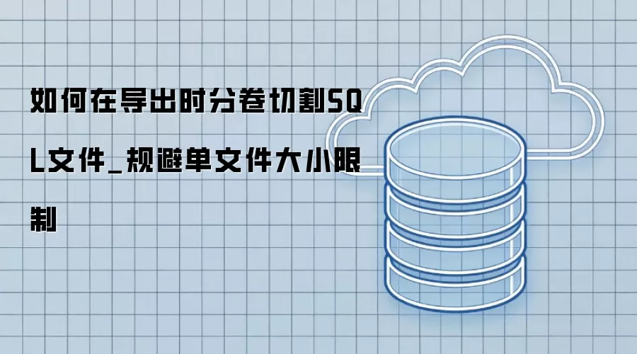 ����ڵ���ʱ�־��и�SQL�ļ�_��ܵ��ļ���С����