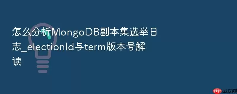 ��ô����MongoDB������ѡ����־_electionId��term�汾�Ž��