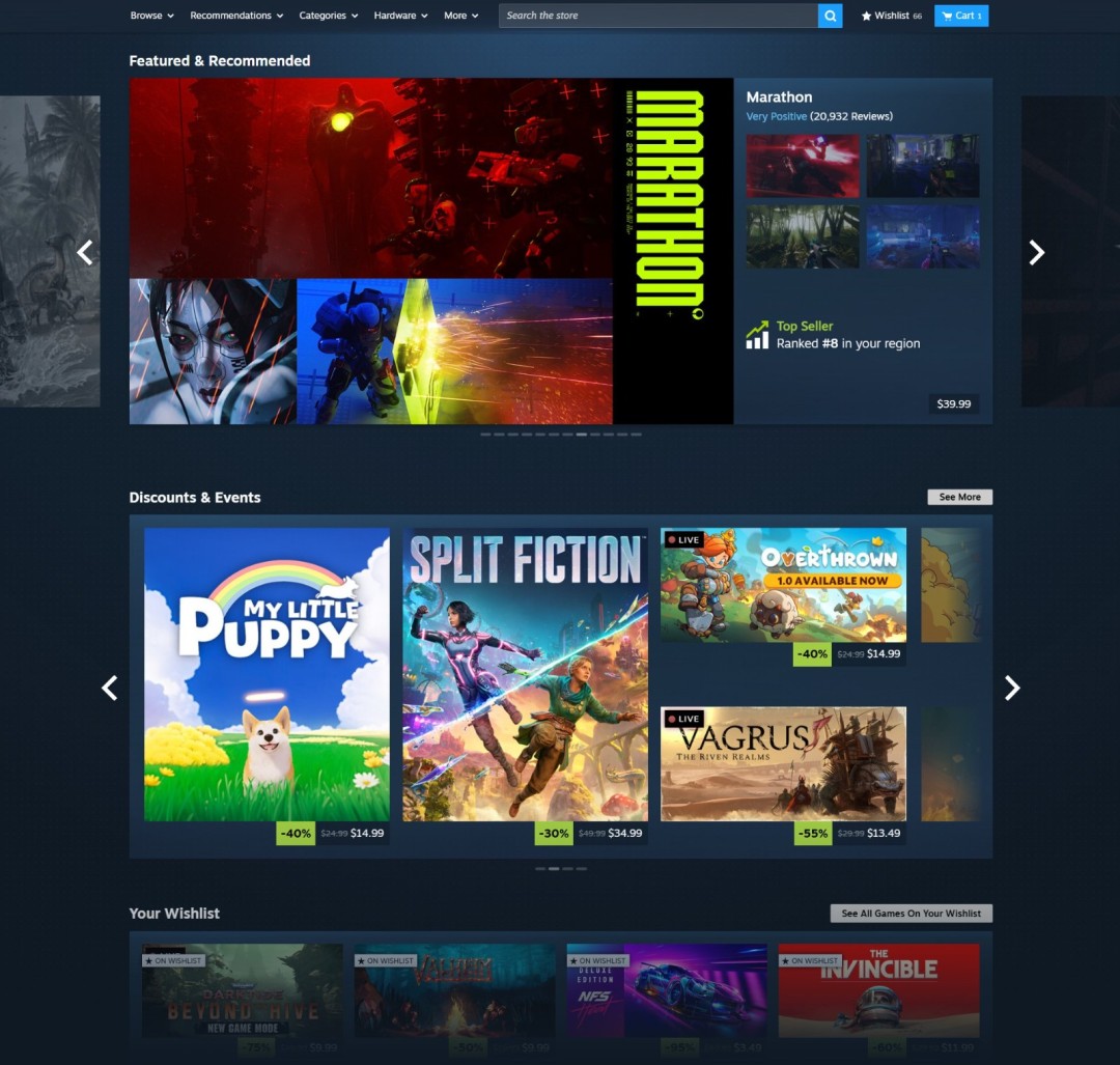 V���ڲ��԰����Steam��ҳ �������ִ����߶�̬�У�