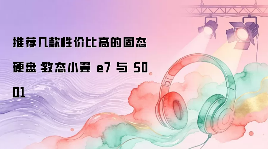 �Ƽ������Լ۱ȸߵĹ�̬Ӳ�̣���̬С�� e7 �� S001