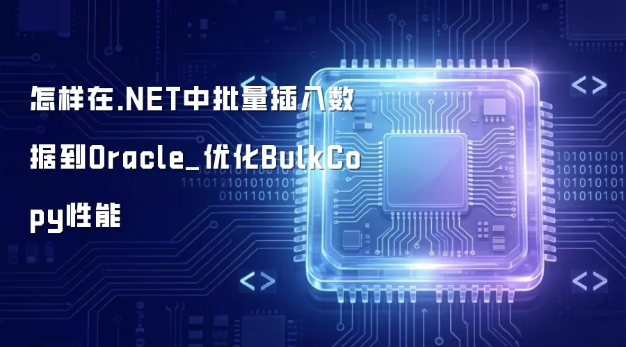 ������.NET�������������ݵ�Oracle_�Ż�BulkCopy����
