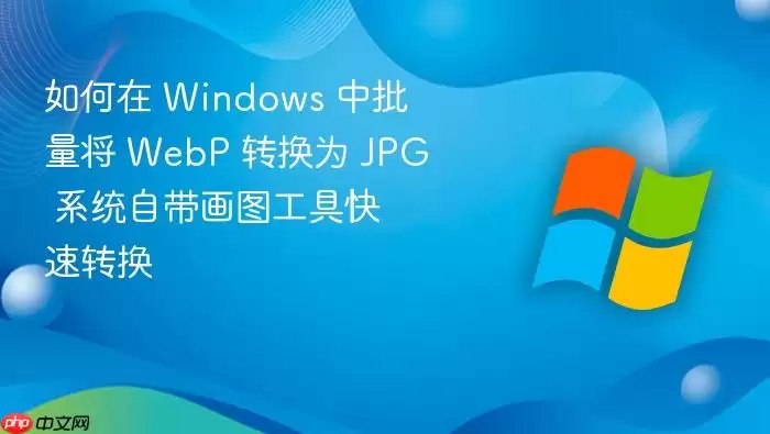 ����� Windows �������� WebP ת��Ϊ JPG ϵͳ�Դ���ͼ���߿���ת��
