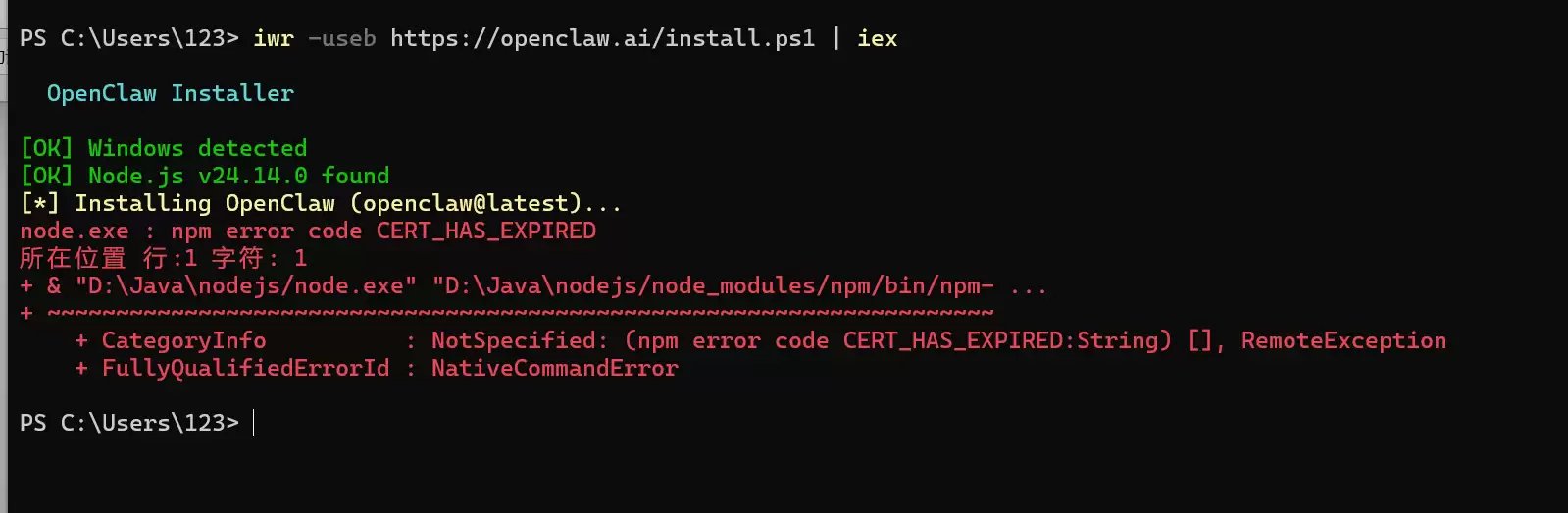 openclaw ��װ�����������¼
