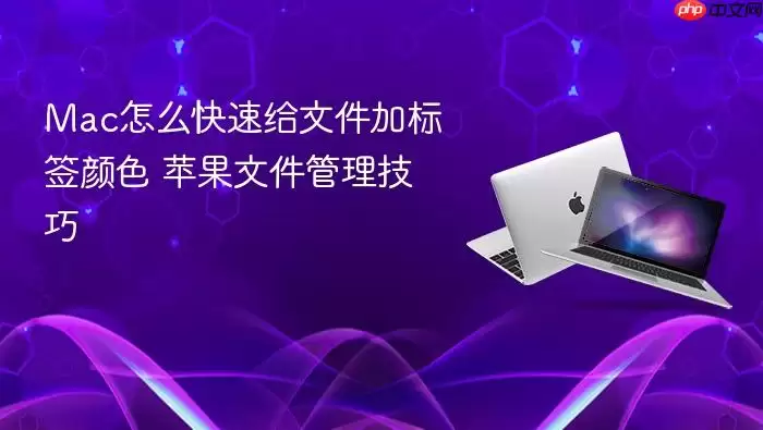 Mac��ô���ٸ��ļ��ӱ�ǩ��ɫ ƻ���ļ���������