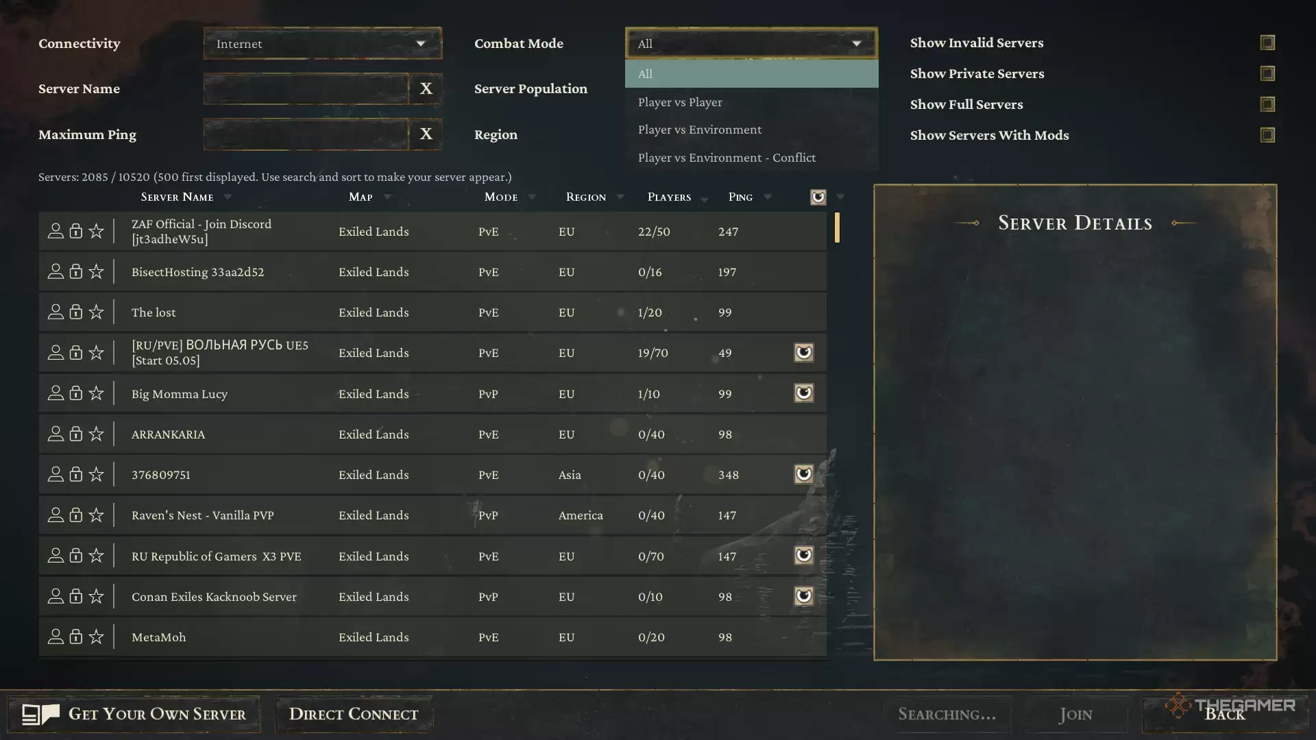 �����߿��Ϸ�����ѡ��ָ�ϣ�PvP��PvE��PvE��ͻģʽ�Ա�