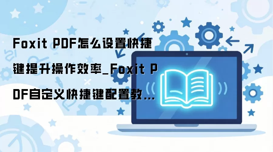Foxit PDF��ݼ����ý̳̣���Ч�����Զ���ָ��