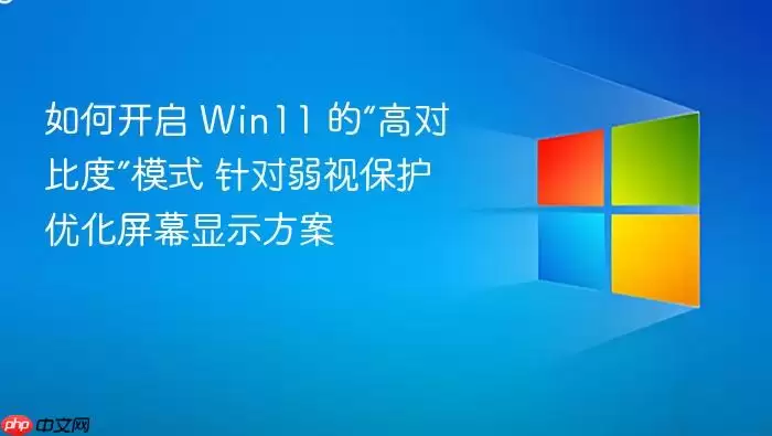 Win11�߶Աȶ�ģʽ�����̳� �Ż�������Ļ��ʾ