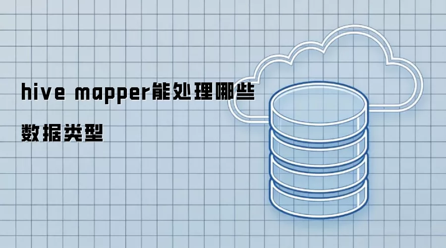 Hive Mapper�ܴ�����Щ��������