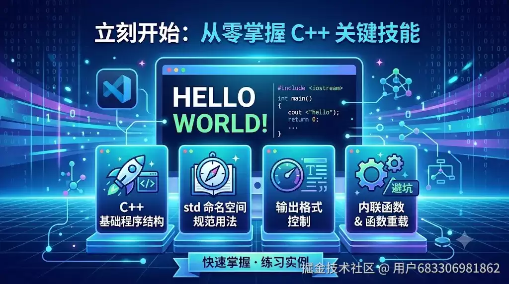 C++��һ�Σ���Hello Word���̿�ʼ