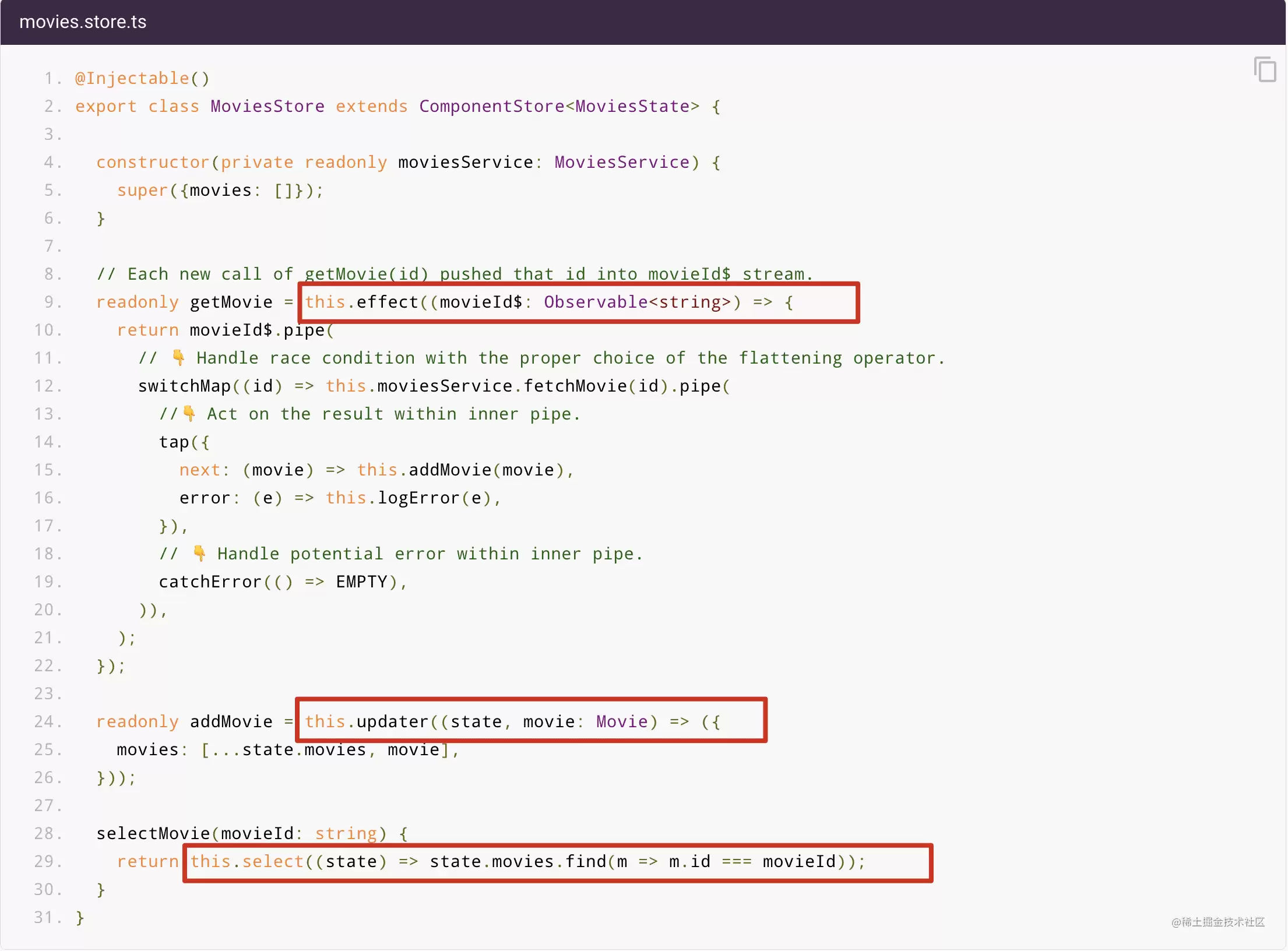 Angular Component Store实战示例 Angular Component Store实战示例