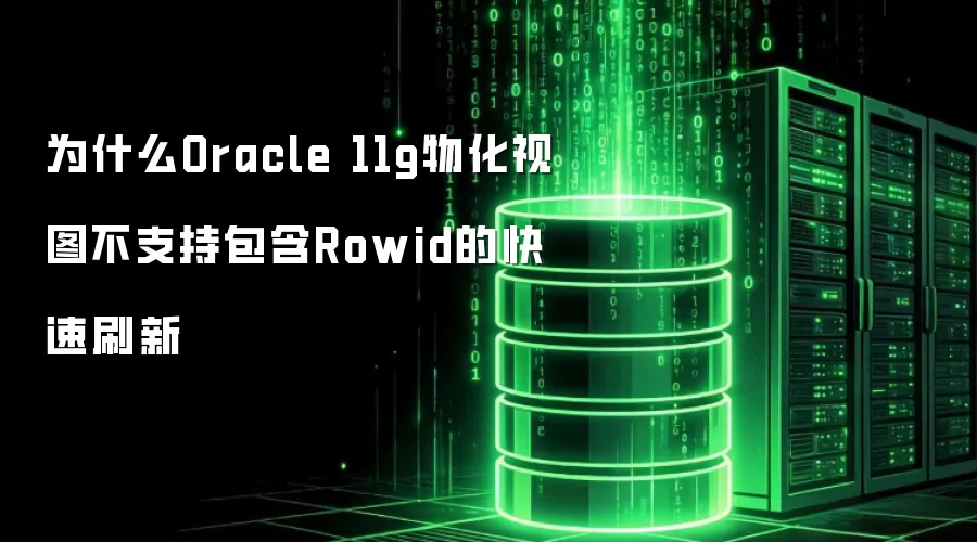 Oracle 11g�ﻯ��ͼ����ˢ�²�֧��Rowid