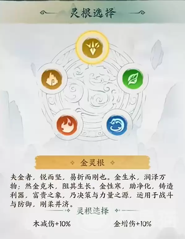 云海寻仙记开局角色选择与五行属性详解 云海寻仙记开局角色选择与五行属性详解
