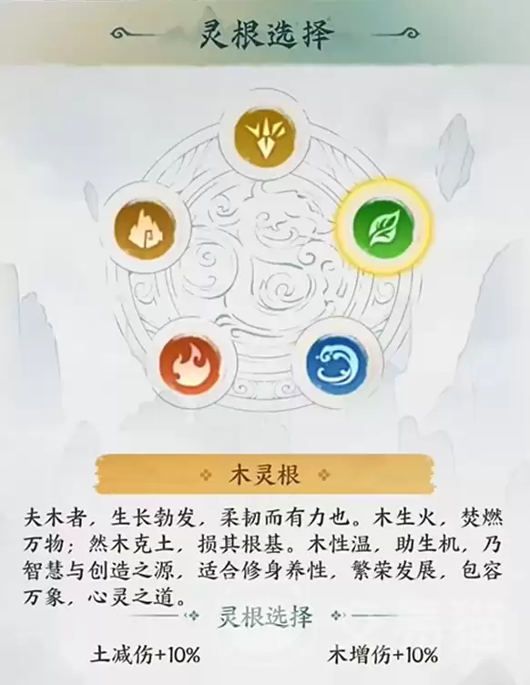 云海寻仙记开局角色选择与五行属性详解 云海寻仙记开局角色选择与五行属性详解
