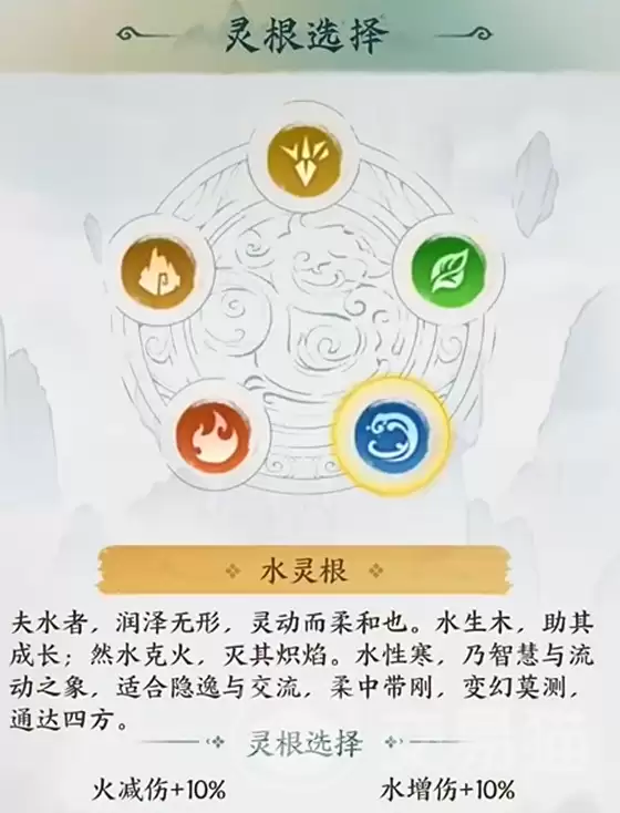云海寻仙记开局角色选择与五行属性详解 云海寻仙记开局角色选择与五行属性详解