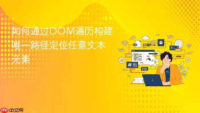 ʹ��DOM��������Ψһ·����λ�����ı�Ԫ��