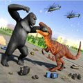 �����ɿ���Ϯ�����޽�Ұ�(Gorilla Dinosaur Attack)